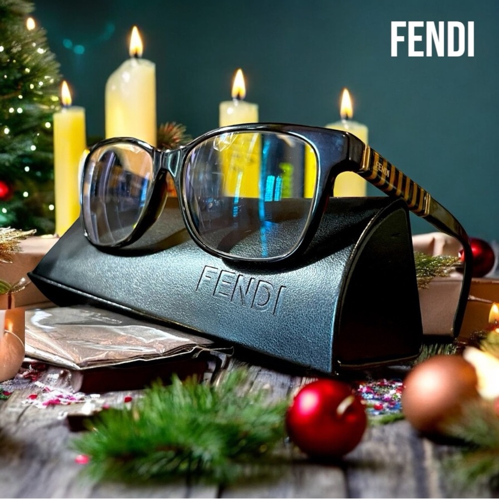 FENDI EUC Tortoise Shell F1000 214 135 Prescription Glasses